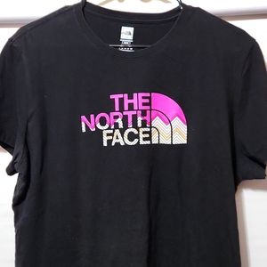 North Face Womens Black T-Shirt Size XL B18